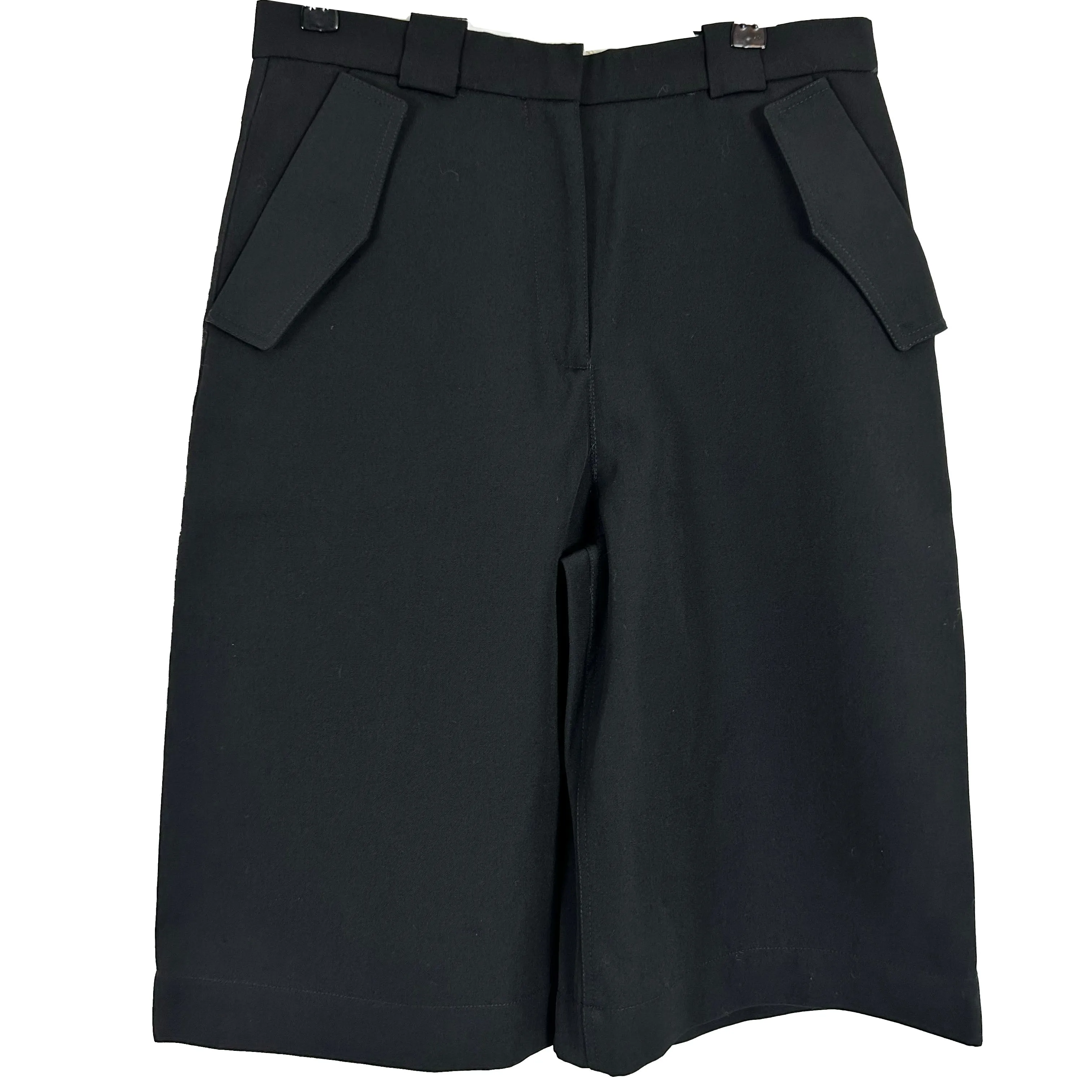 Acne Studios Brand New 340 Black Wool Bermuda Shorts XS