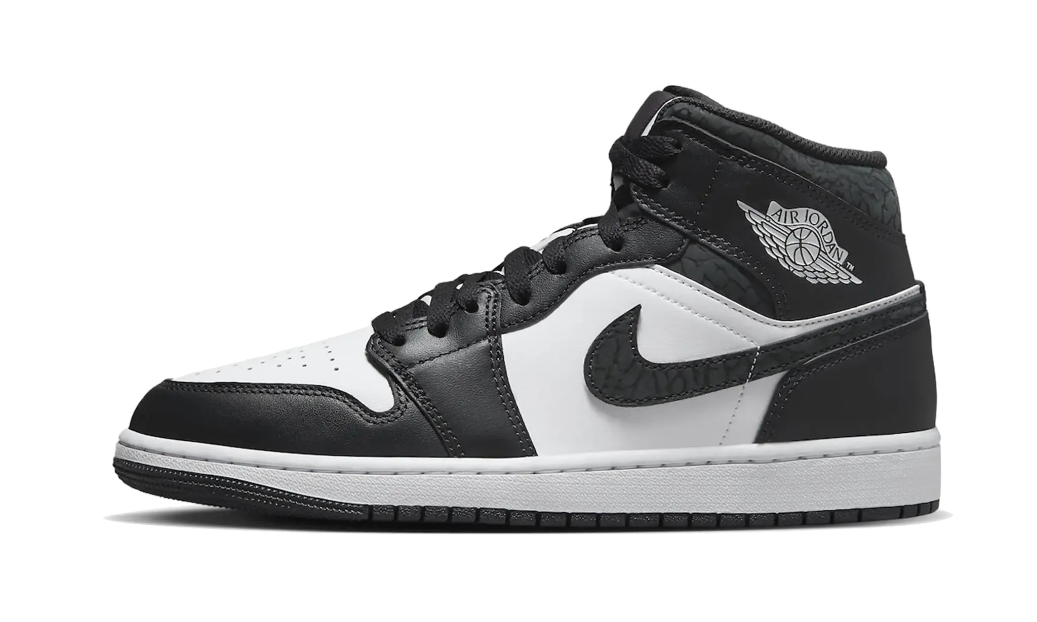 Air Jordan 1 Mid Black Elephant