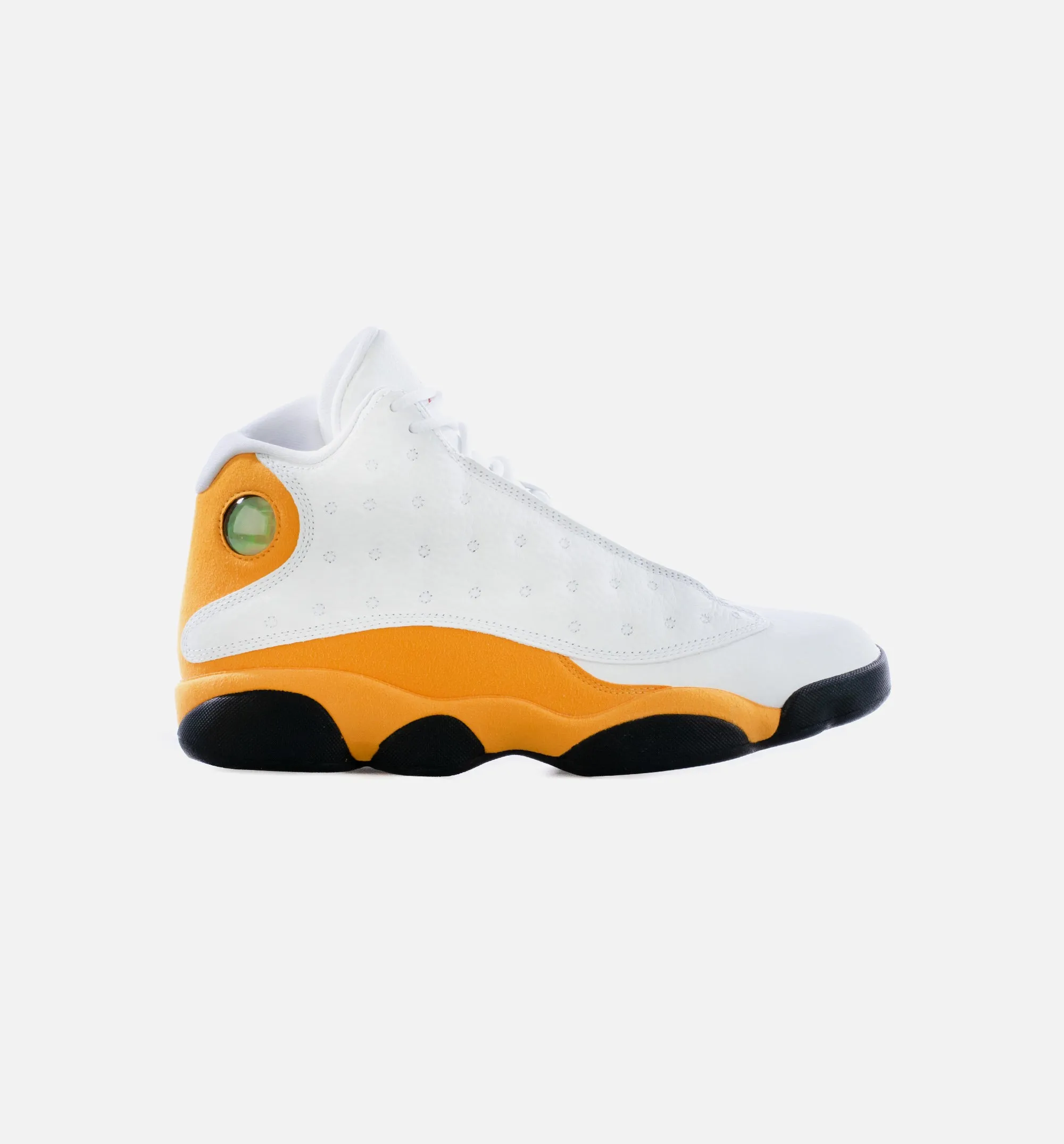 Air Jordan 13 Retro Del Sol Mens Lifestyle Shoe - White/Del Sol Yellow