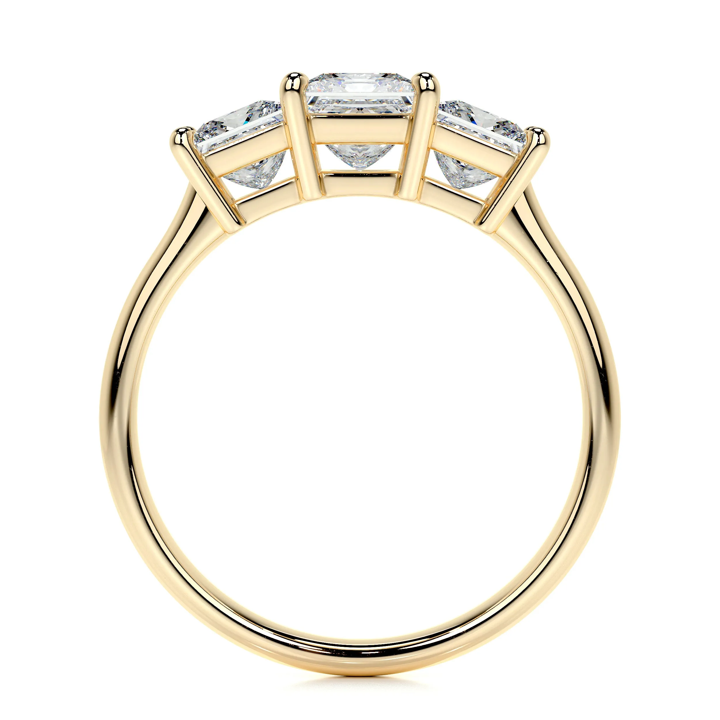 Amanda Lab Grown Diamond Ring -18K Yellow Gold