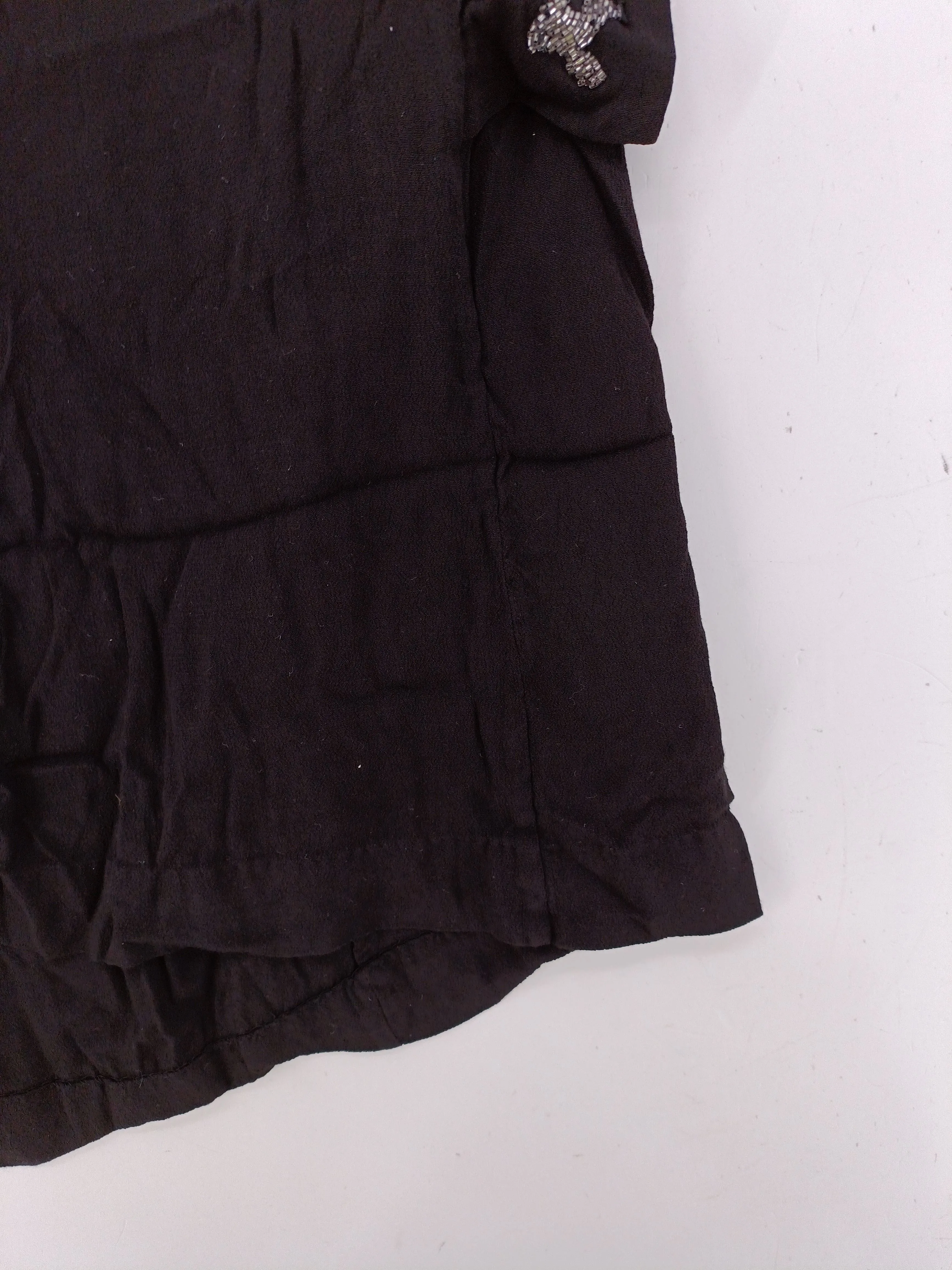 & Other Stories Women's Blouse UK 10 Black 100% Viscose