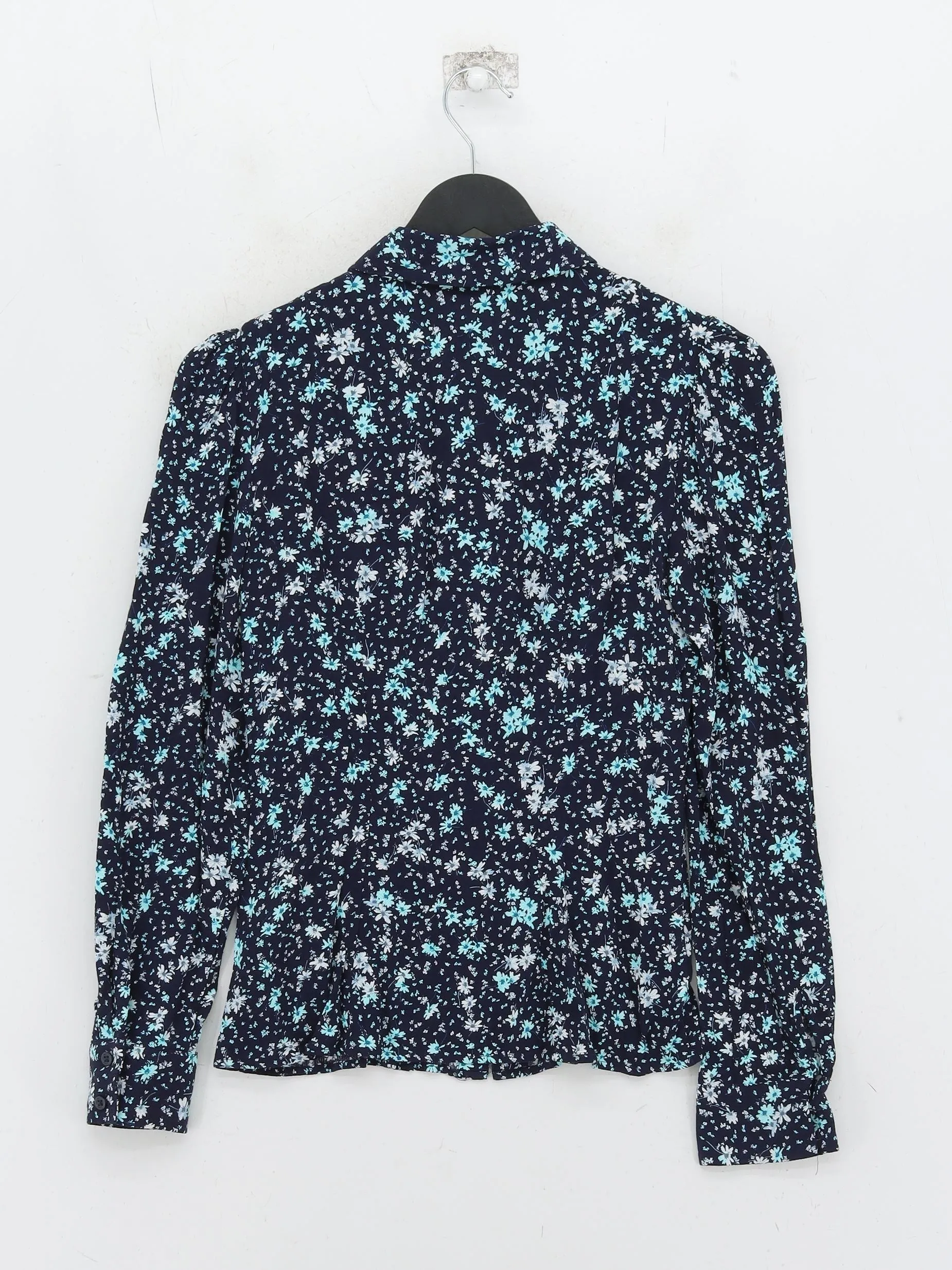 & Other Stories Women's Blouse UK 6 Blue 100% Viscose