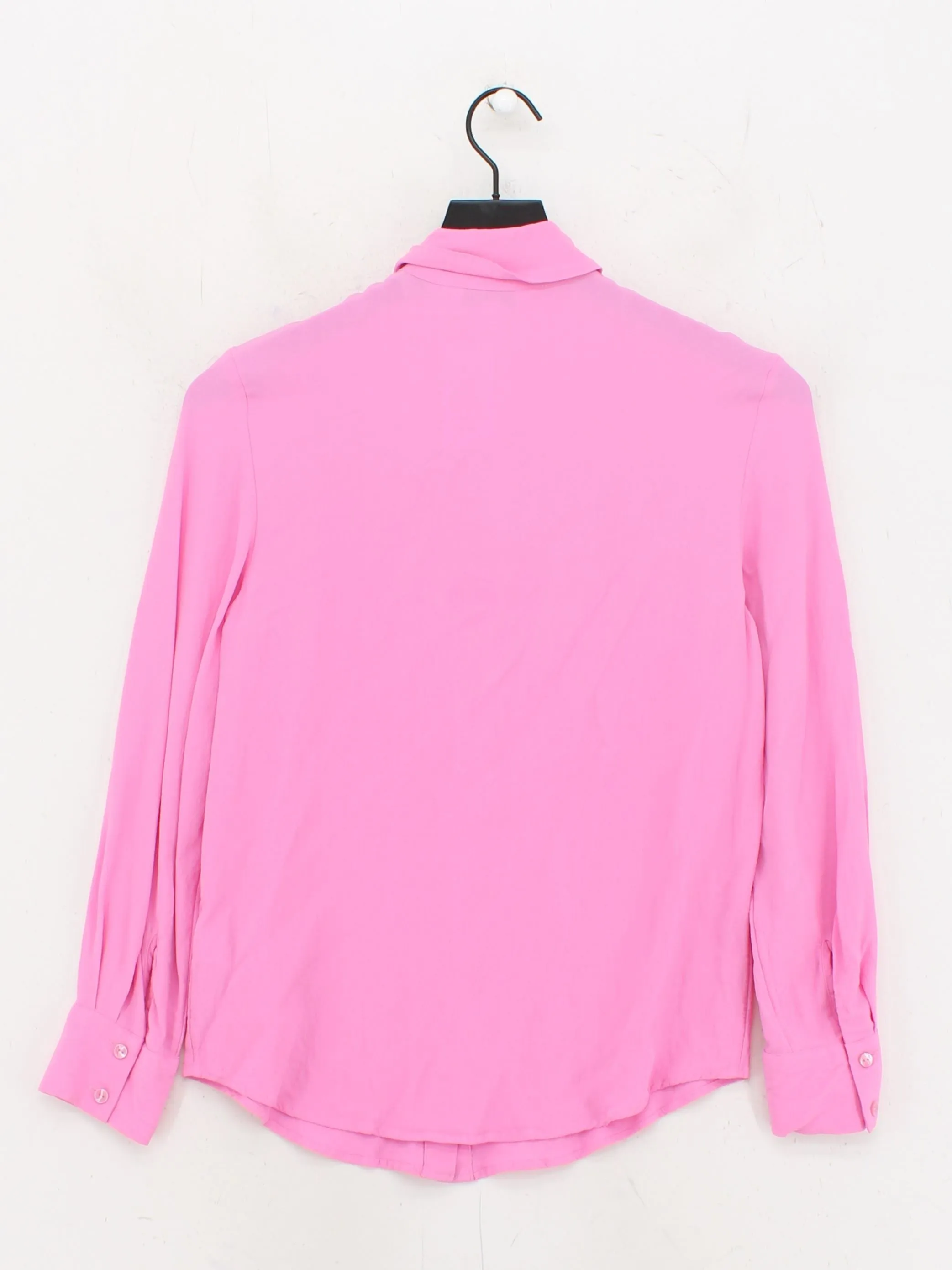 & Other Stories Women's Blouse UK 6 Pink 100% Viscose