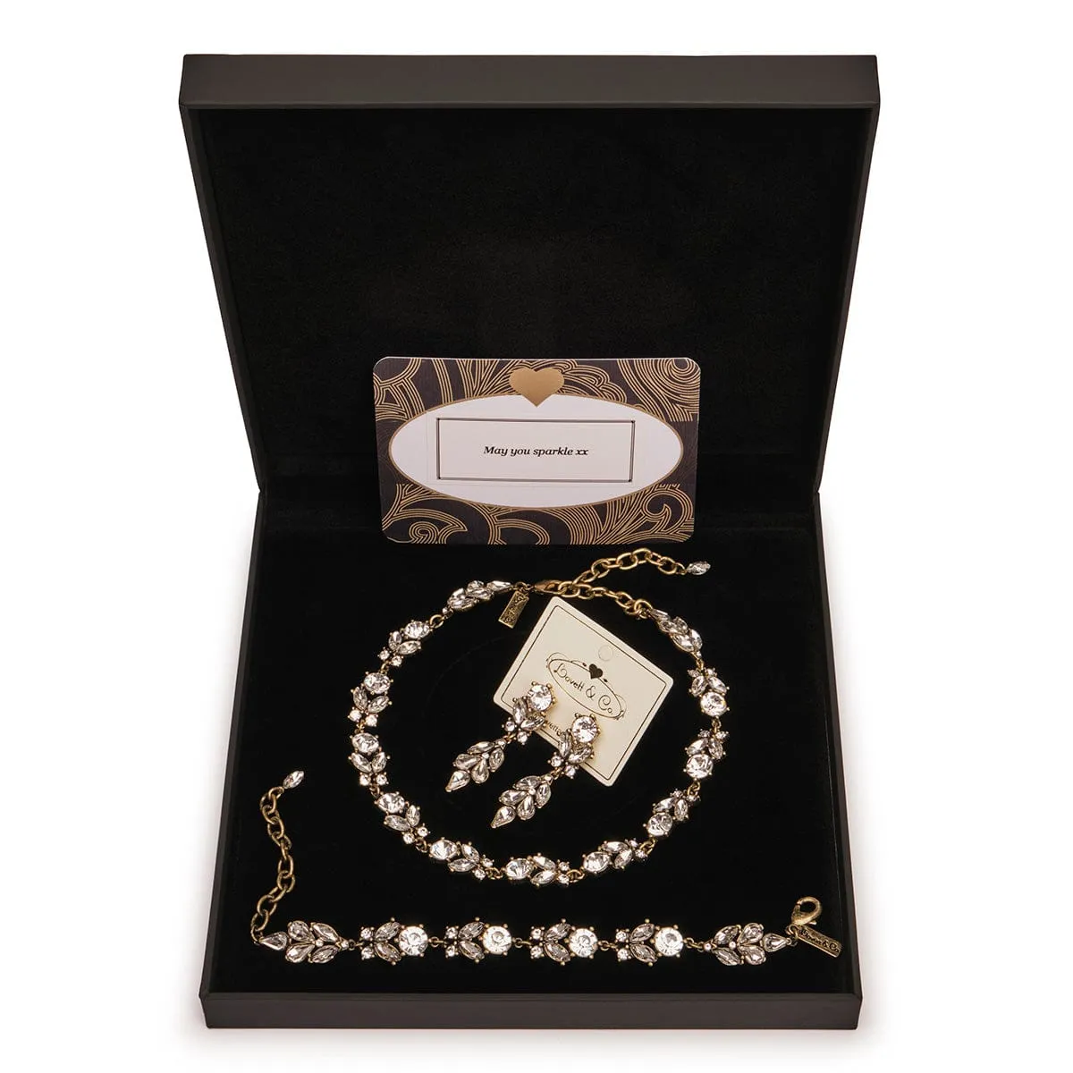 Antique Diamante Necklace - Crystal