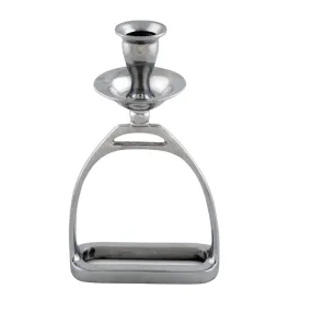 Arthur Court Equestrian Stirrup Candlestick