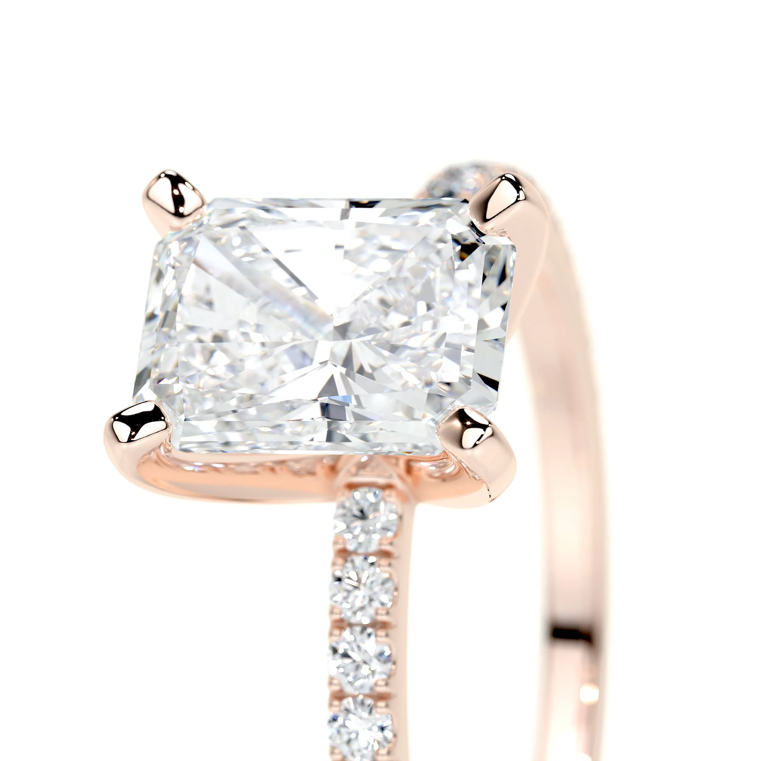 Audrey Lab Grown Diamond Ring -14K Rose Gold