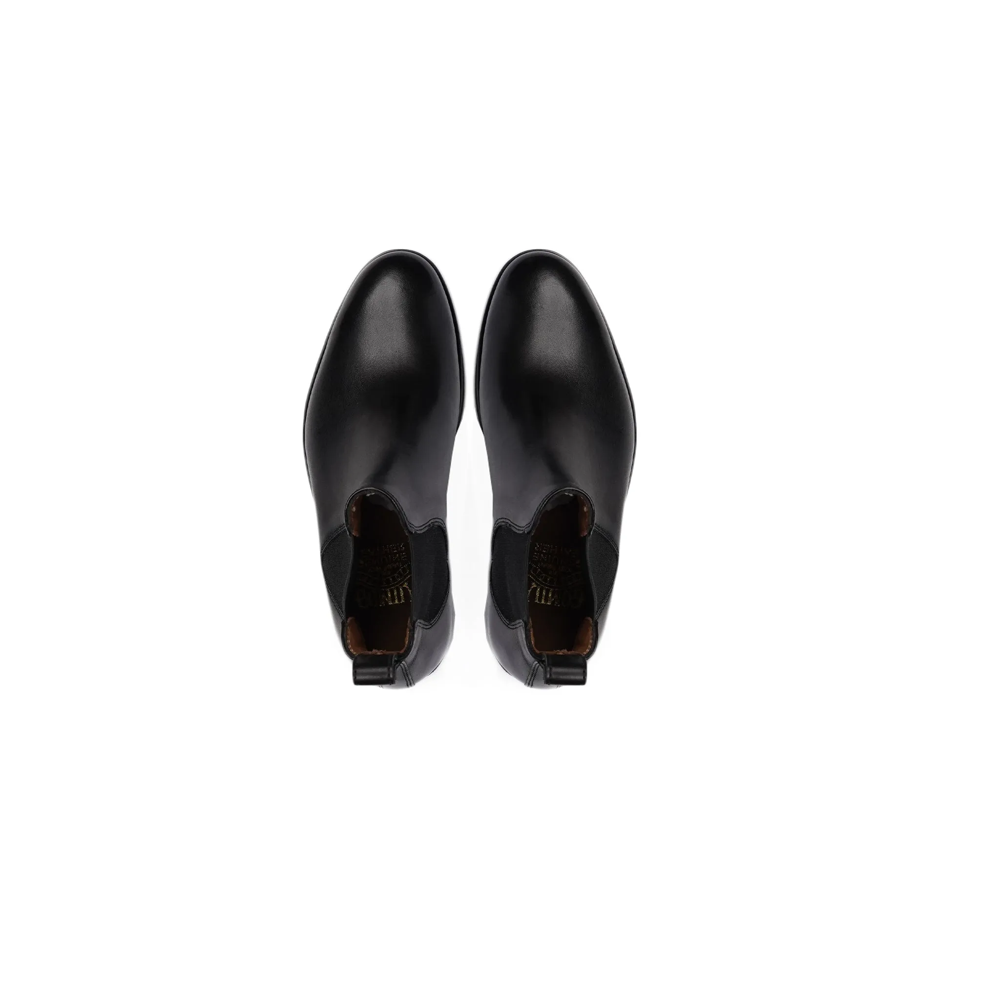 Aveiro - Kid's Black Calf Leather Chelsea Boot (5-12 Years Old)