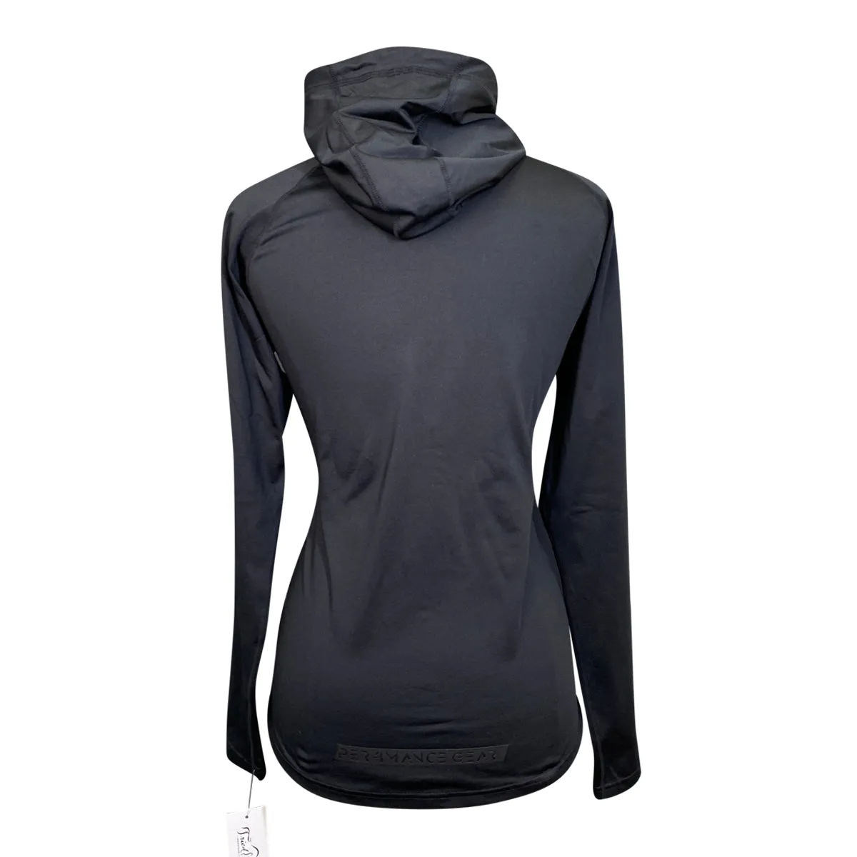 Back on Track 'Alissa' P4G Therapeutic Hooded Jacket in Black w/Gold Accents - Women's Medium