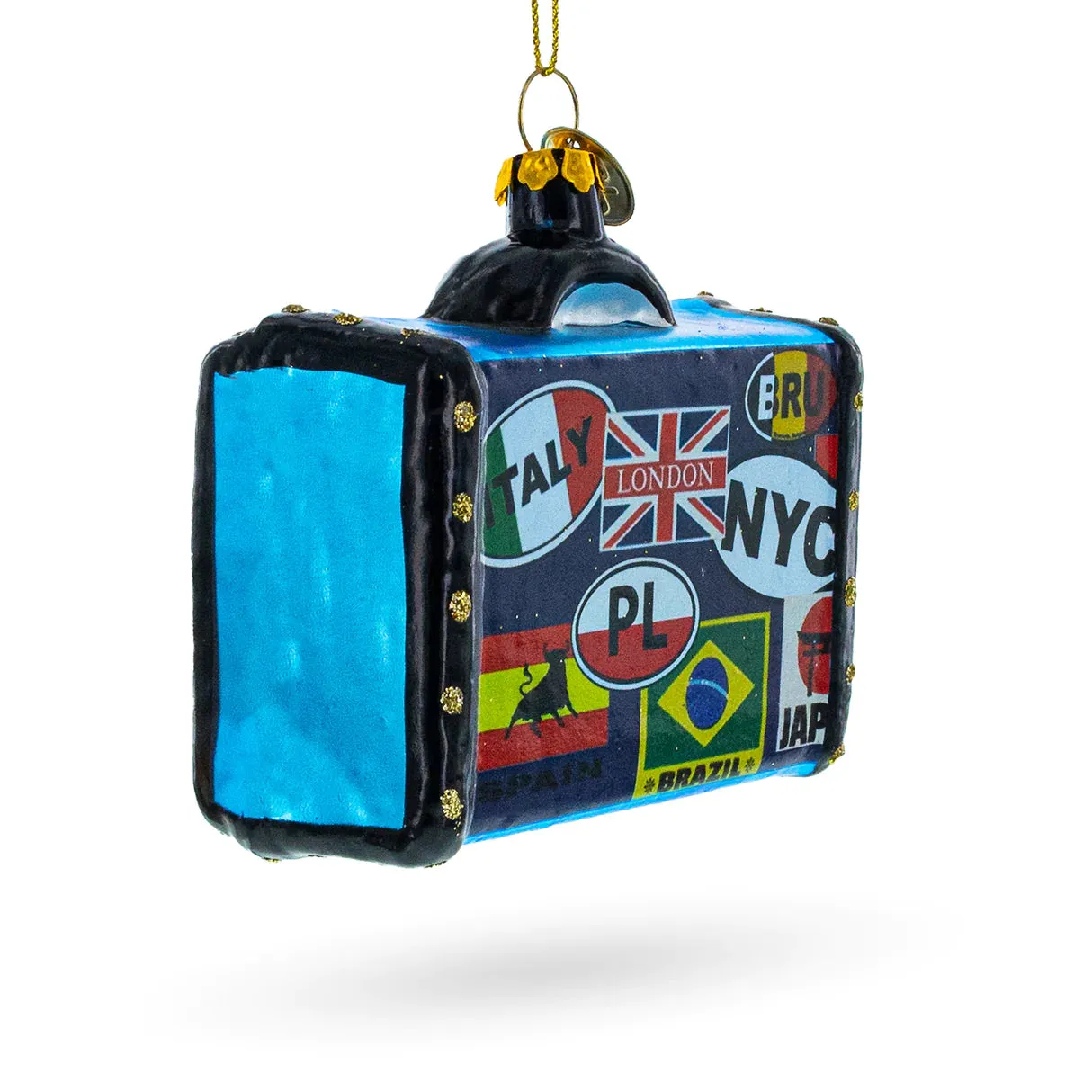 Been Around the World Wanderlust Travel Suitcase Ornament