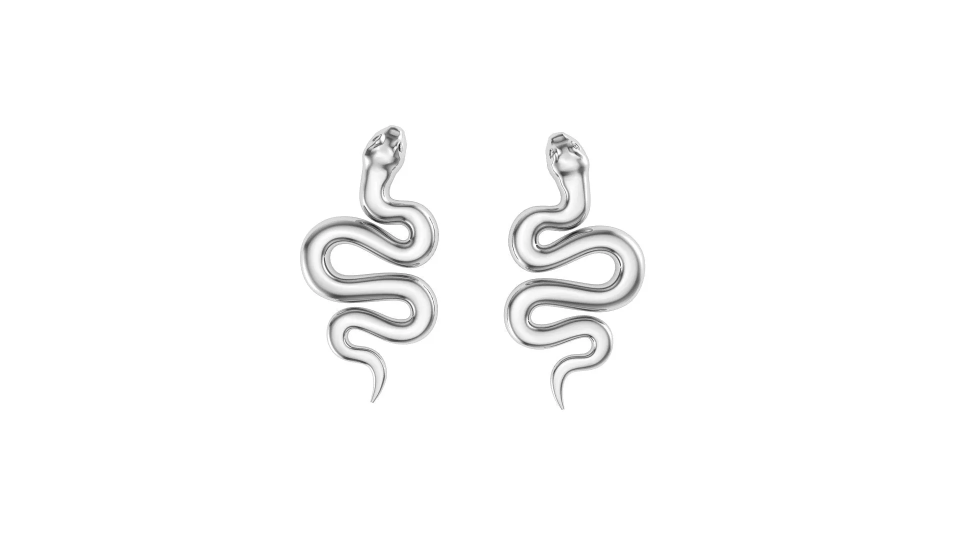 Bff Snake Studs 14k Gold