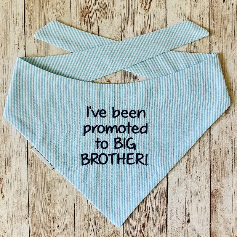 Big Sister Dog Bandanas Custom Embroidered