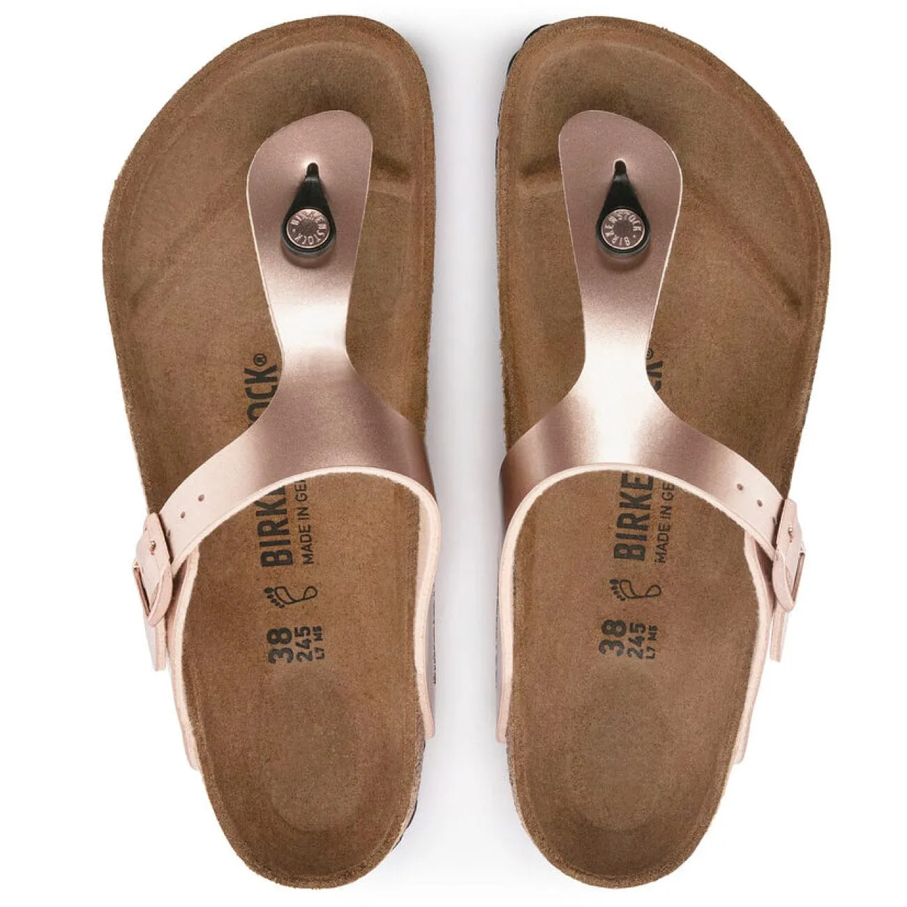 Birkenstock Gizeh Copper Birko-Flor Narrow Fit