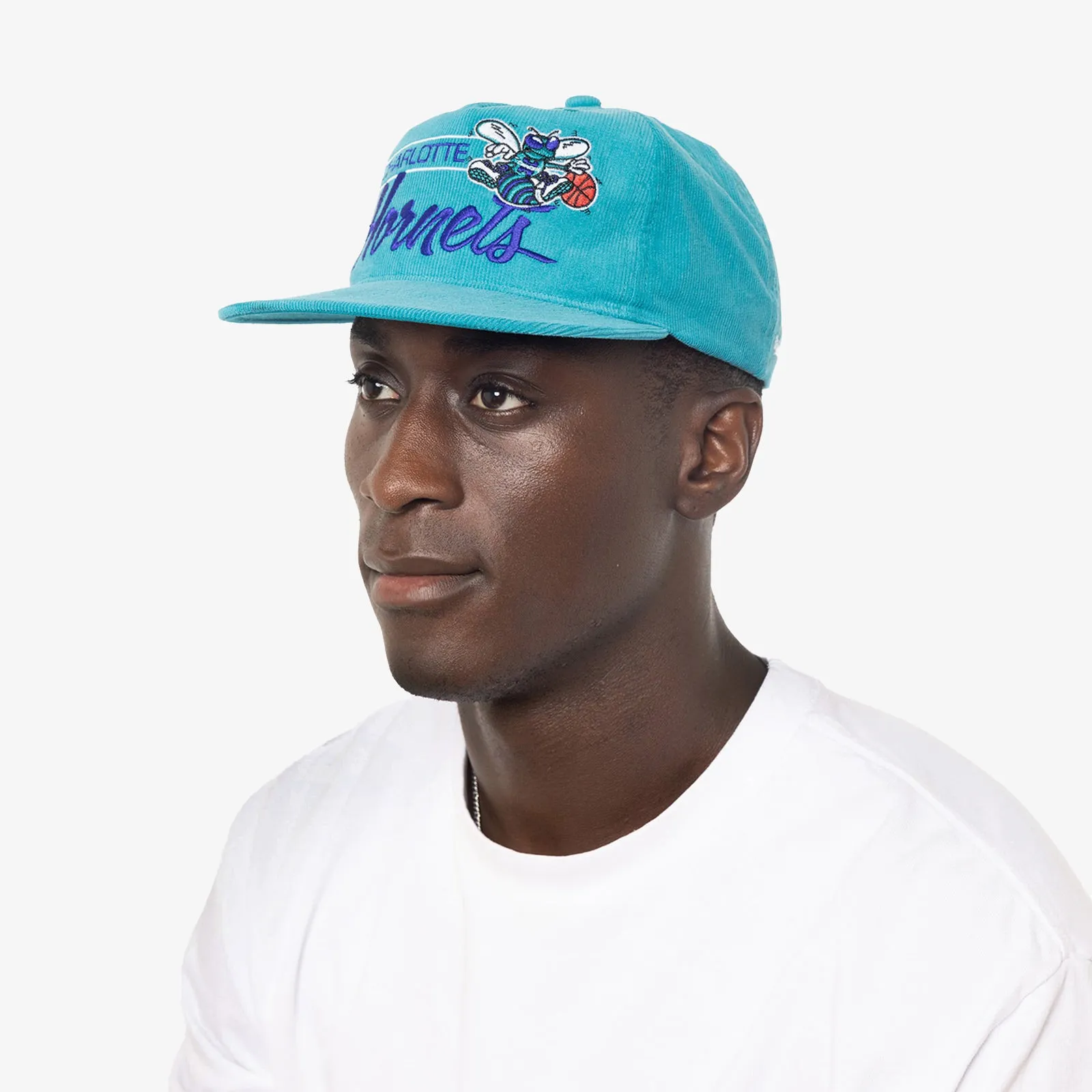 Charlotte Hornets City Bar Deadstock Snapback - Teal