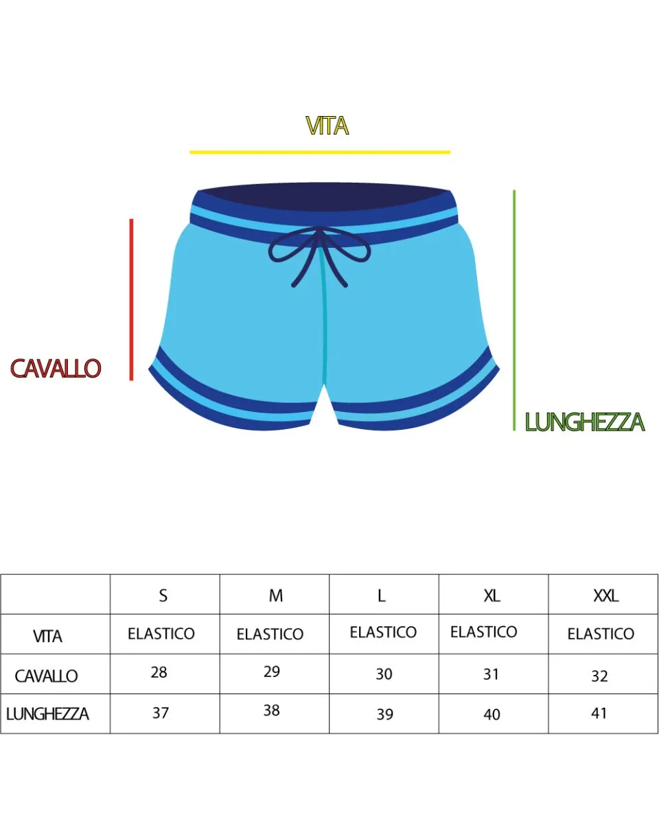 Costume Uomo Summer Boxer Pantaloncino Fantasia Con Limoni GIOSAL-SU1218A