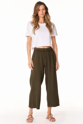 CROPPED WIDE LEG PANT