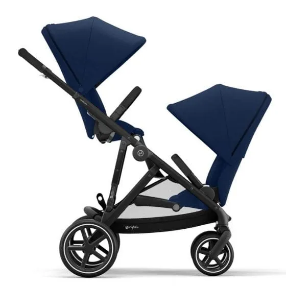 Cybex Gazelle S Double Tandem Pushchair - Black / Navy