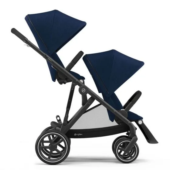 Cybex Gazelle S Double Tandem Pushchair - Black / Navy