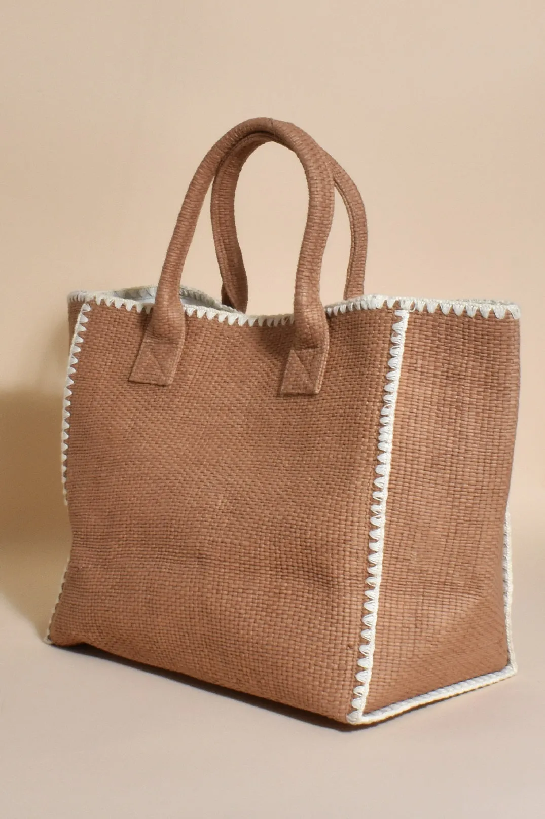 Daisy Tote Camel