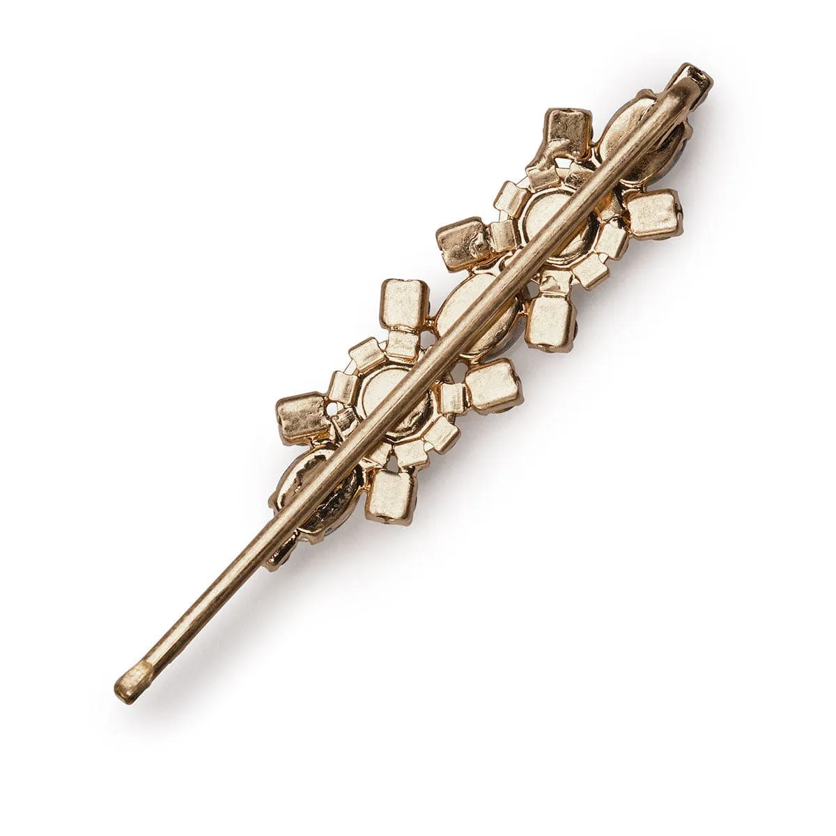 Deco Crystal Stone hair Slide