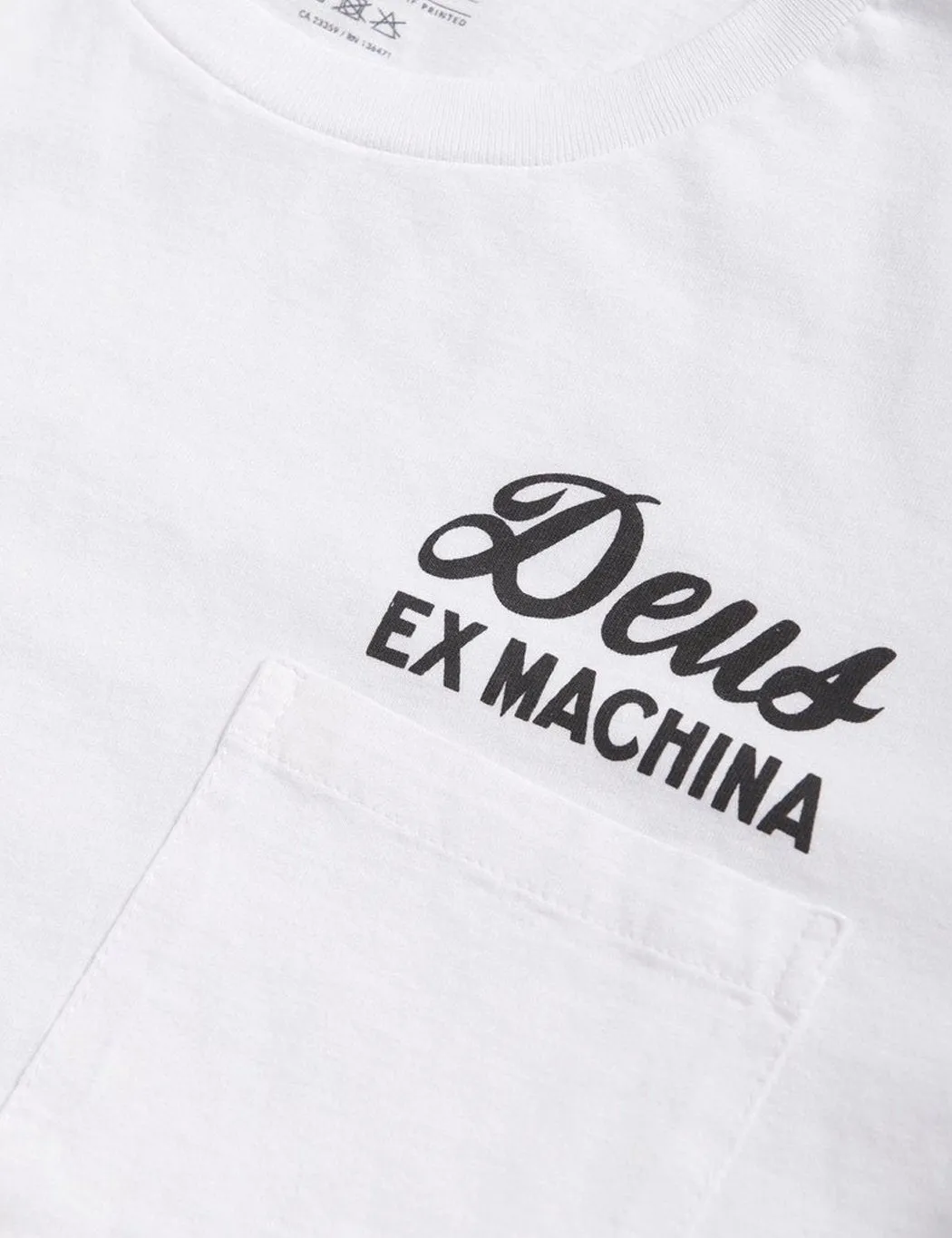 Deus Ex Machina Address Tokyo Pocket T-shirt - White