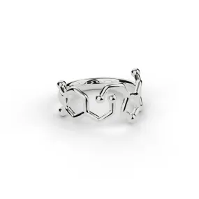 dopamine - serotonin ring | silver