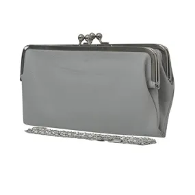 Double Frame Gray NGIL Vintage Style Wallet