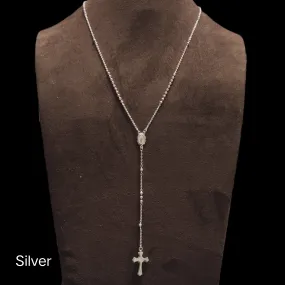 Embrace Spiritual Serenity with ASP Silver's Exquisite 925 Sterling Silver Rosary Beads