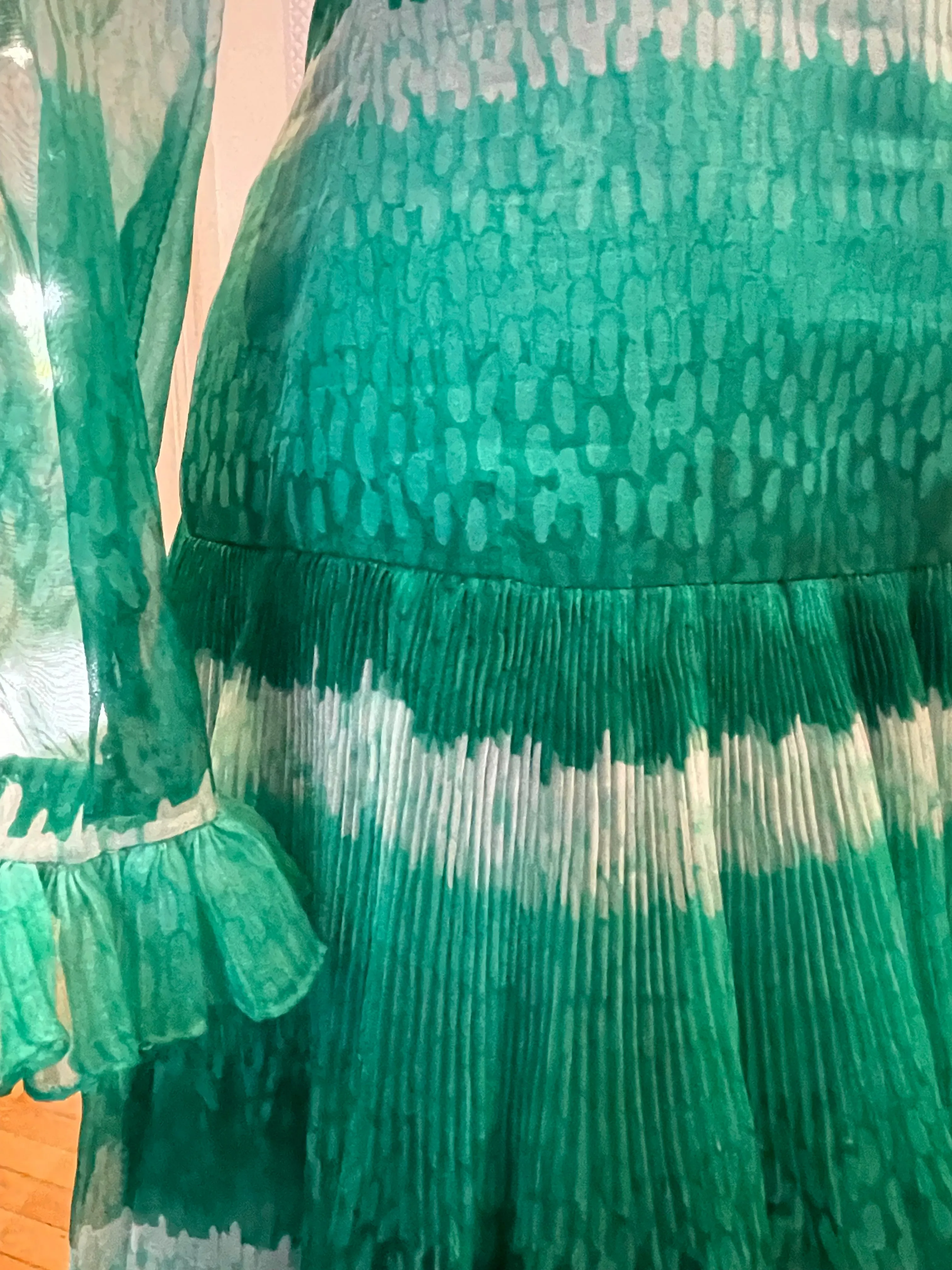 Emerald Chester Weinberg Dress