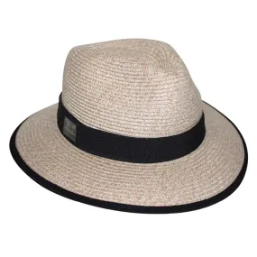 Evoke Hat Palmer Fedora Wheat/Black (Unisex)