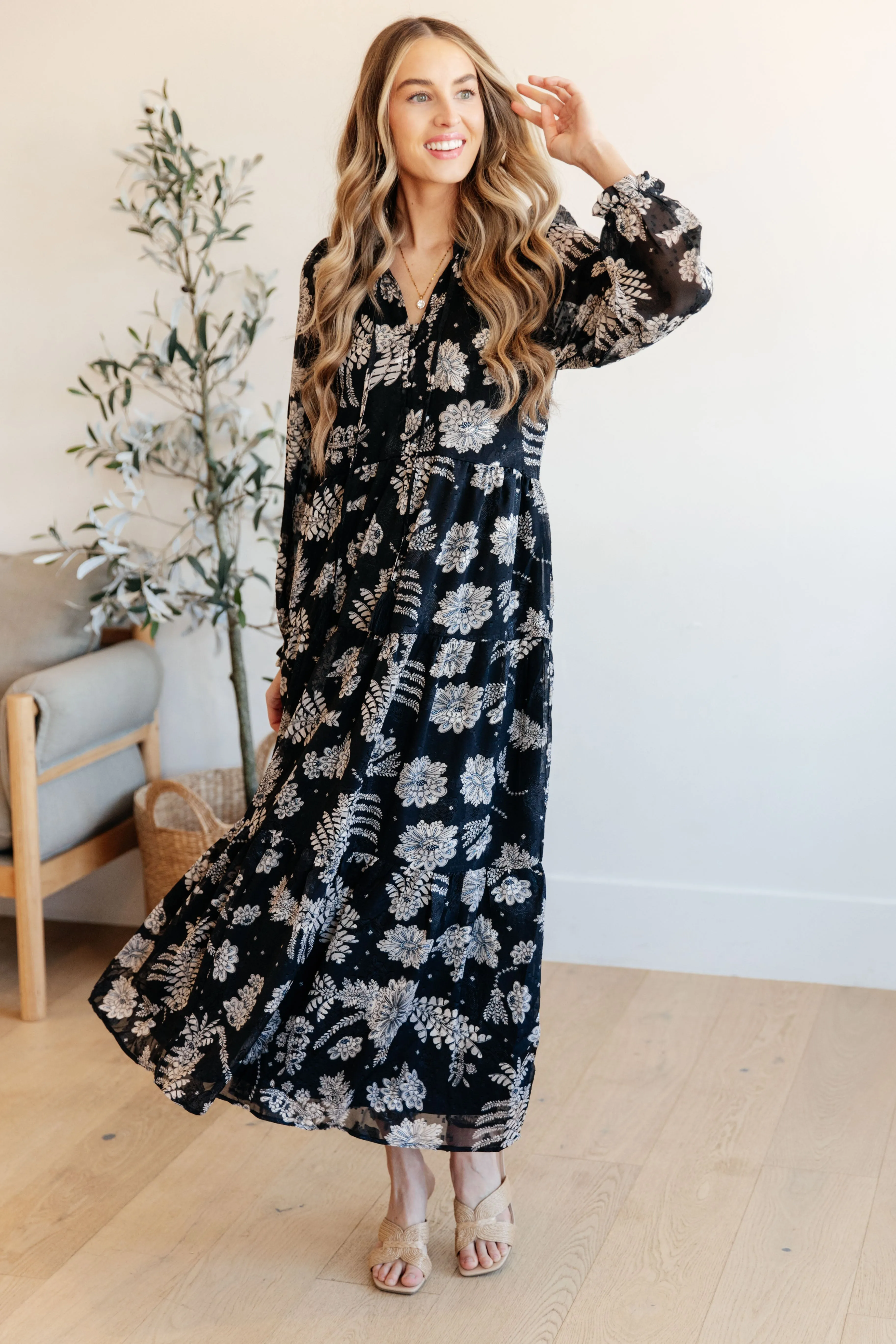 Garden Printed Floral Dress