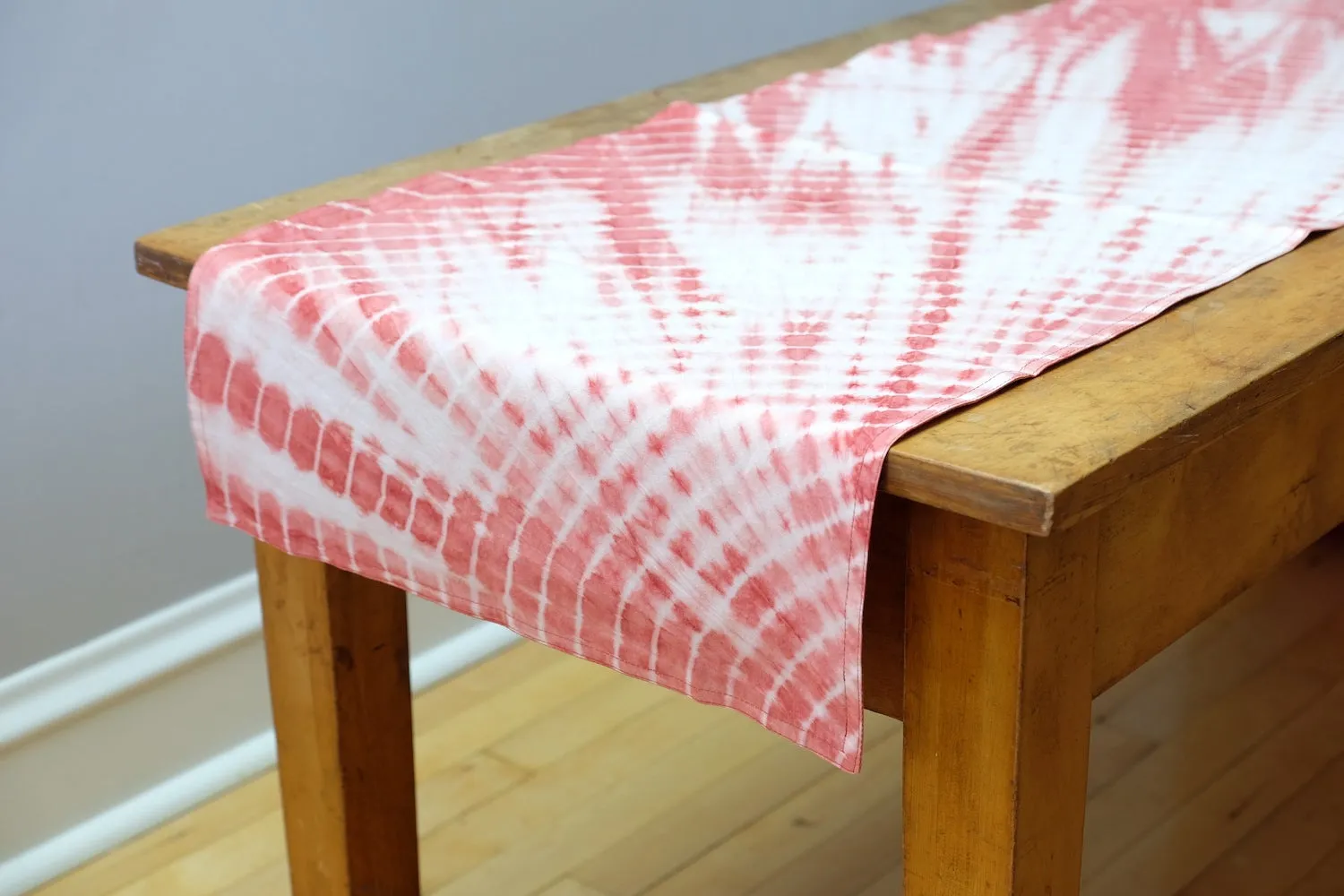 Geetha Shibori Tie-Dye Table Runner