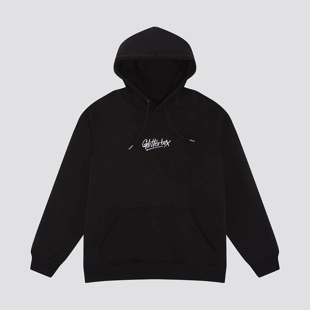 Glitterbox White Logo Embroidered Hoodie