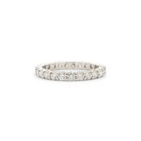 Ladies Platinum Full Eternity 1.03CT Diamond Wedding Band