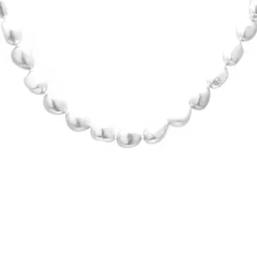 Ladies Silver Freshwater Pearl Strand