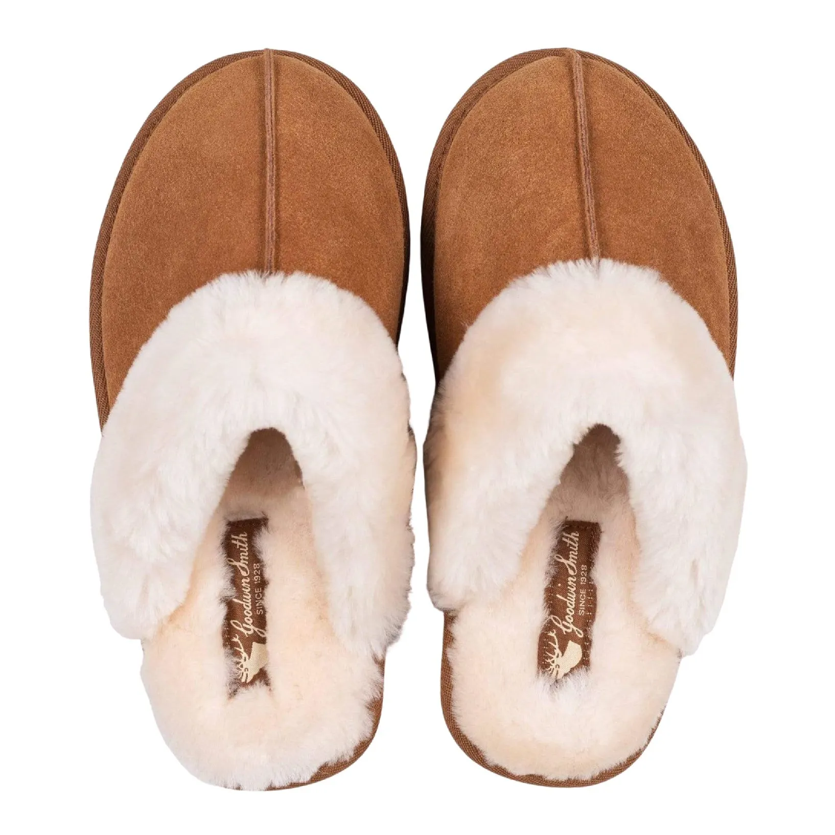 LADIES SUZIE TAN SHEEPSKIN MULE