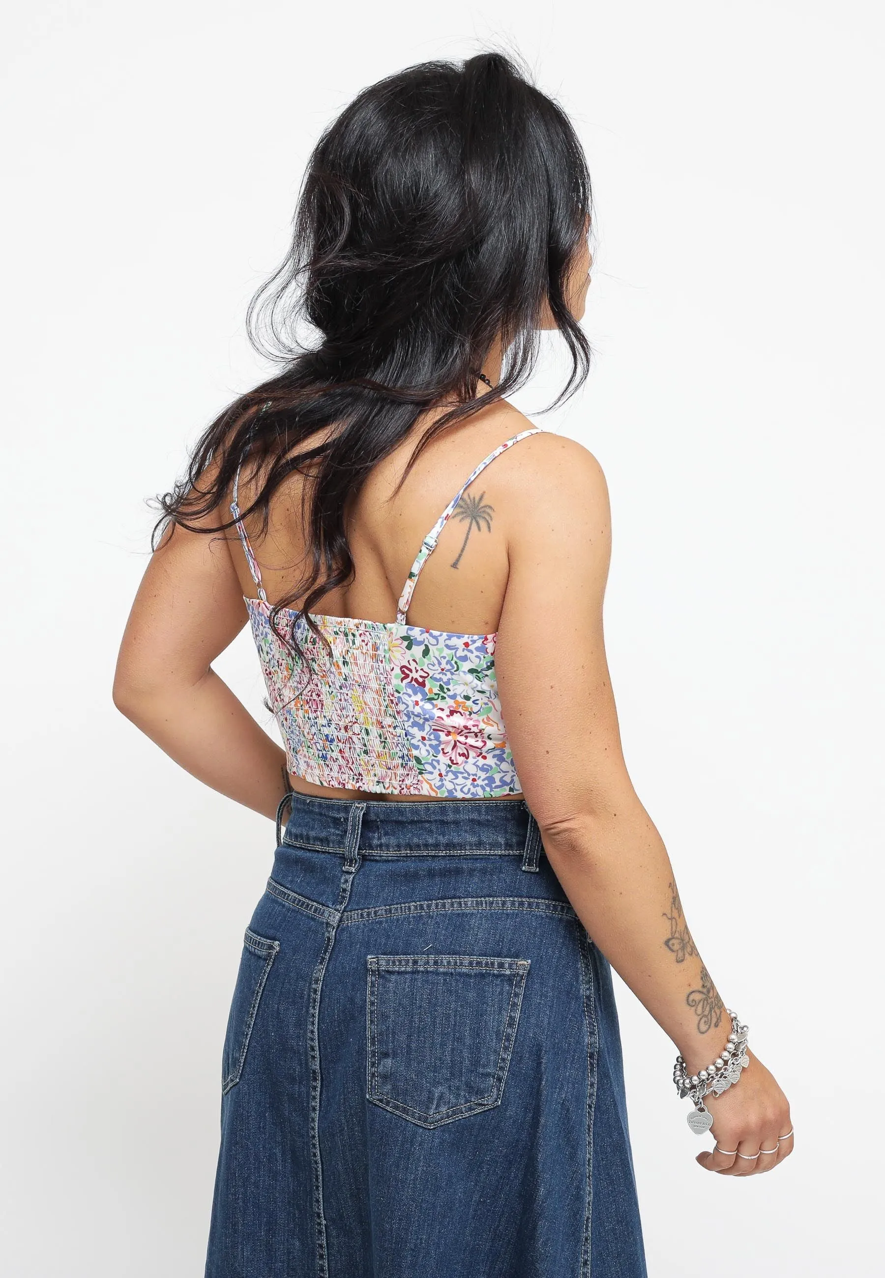 Ladies Top - Painted Multi Floral