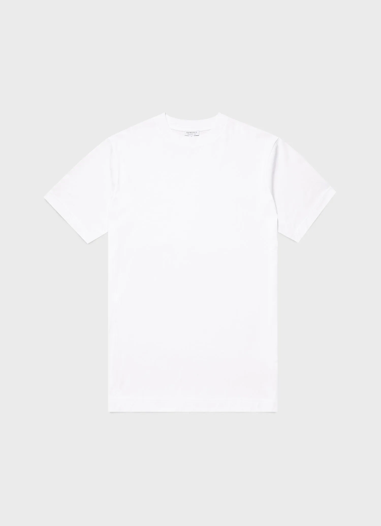 Men's Mock Neck T-shirt in White