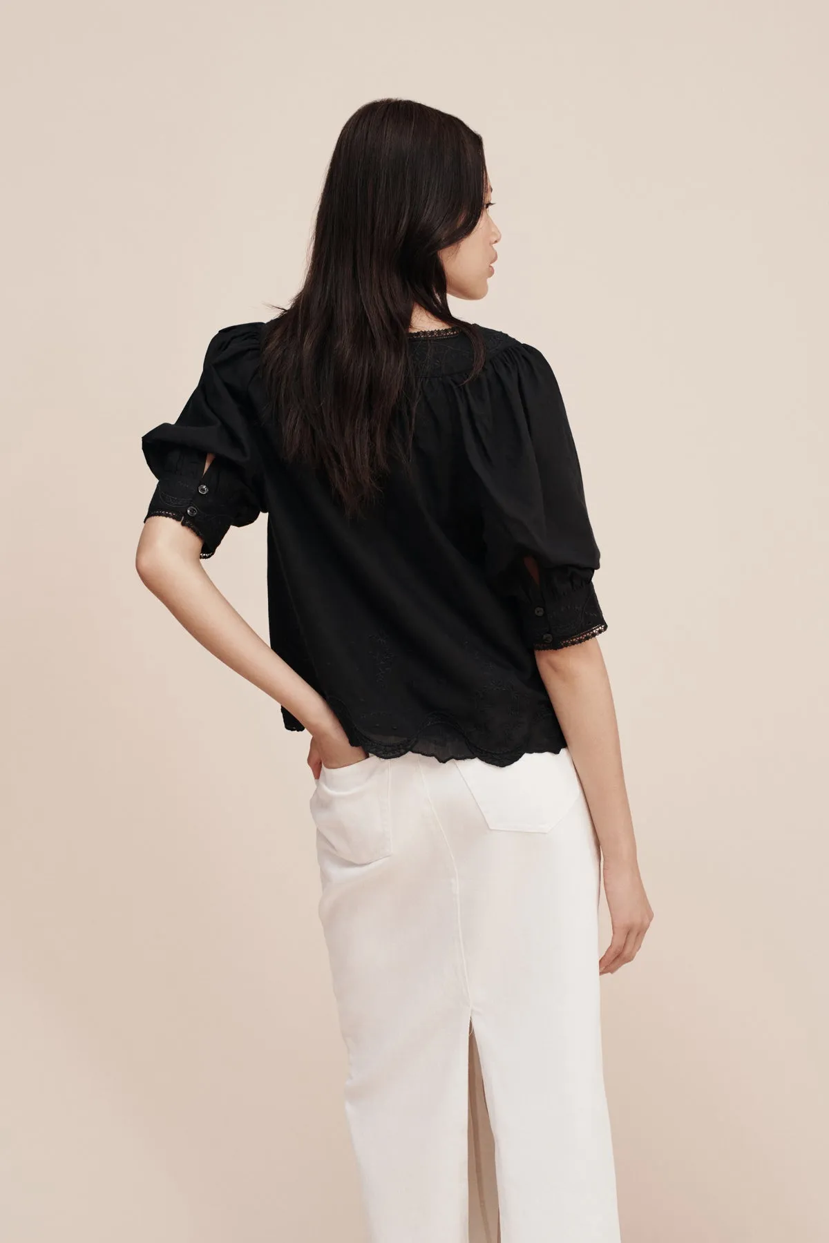 MYLAH TOP - BLACK