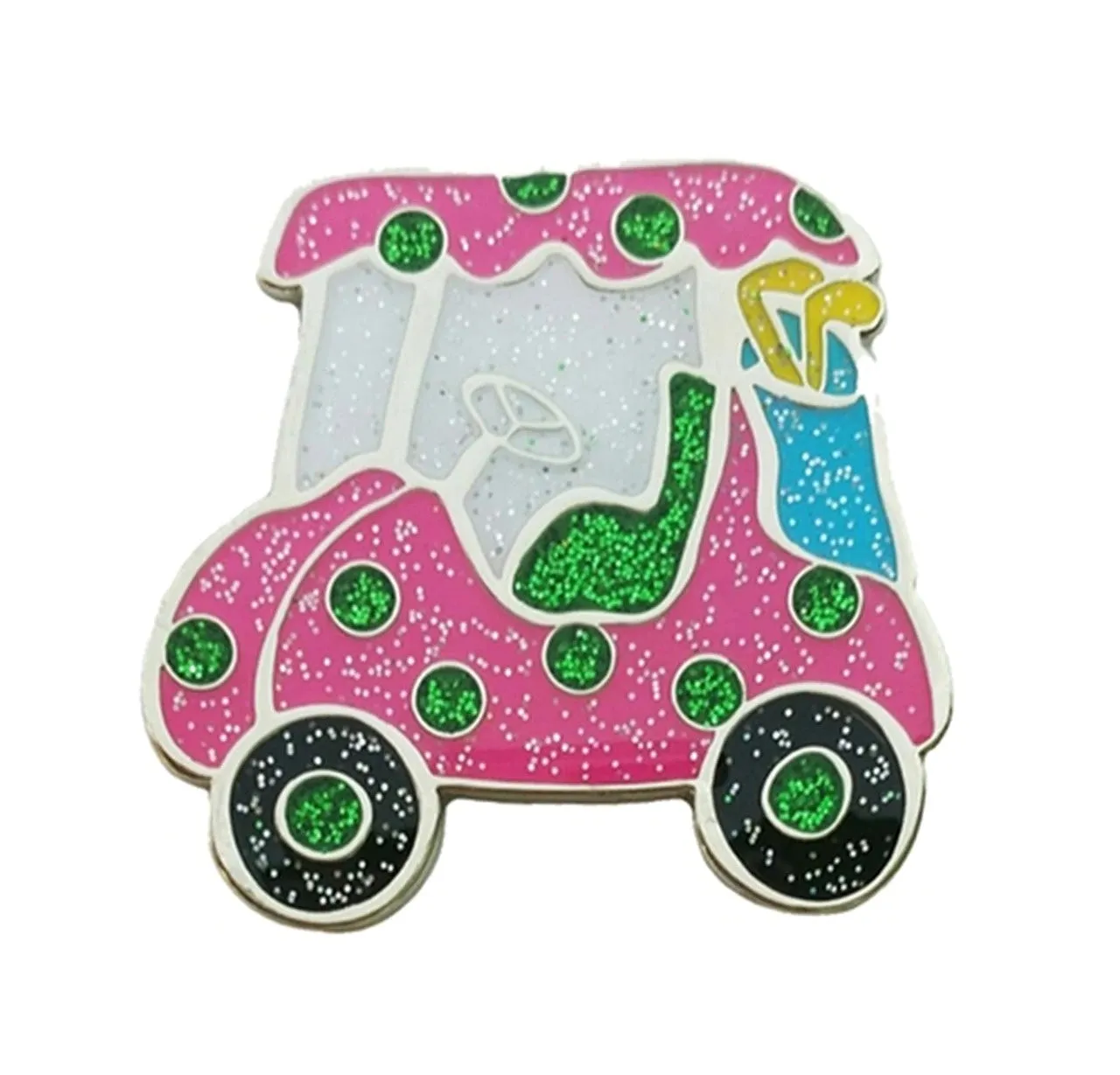 Navika Glitzy Hat Clip/Marker Pink Cart