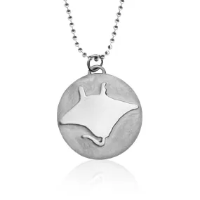 Ocean Inspired Manta Ray Necklace