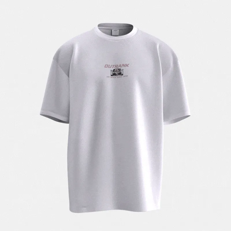 On Track Embroidered T-shirt