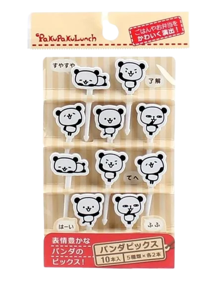 Playful Panda Food Picks