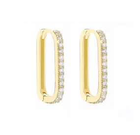 Rectangle Diamond Hoops