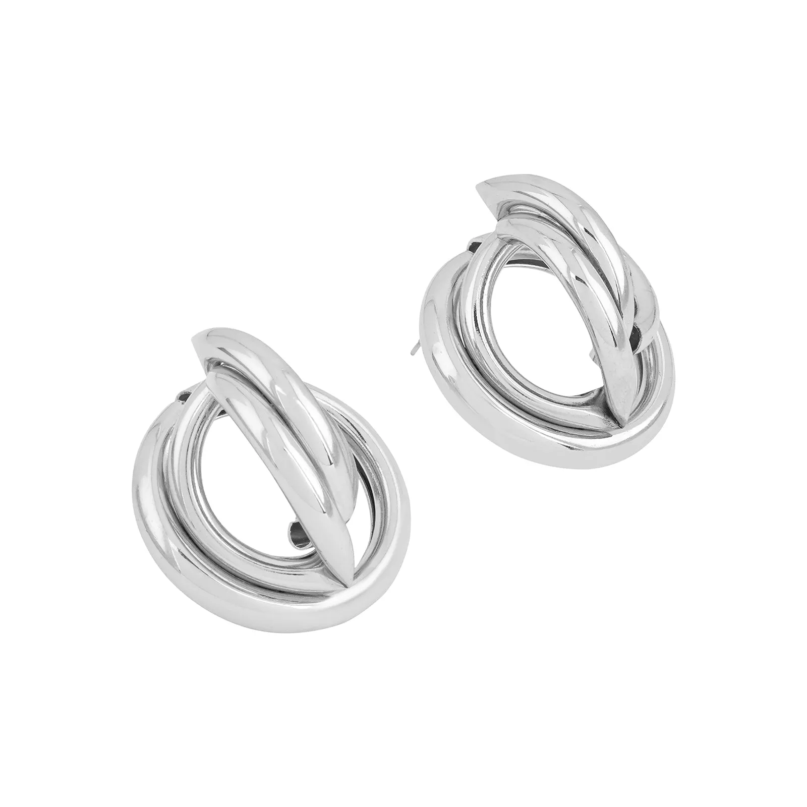 Sapphira Silver Earrings