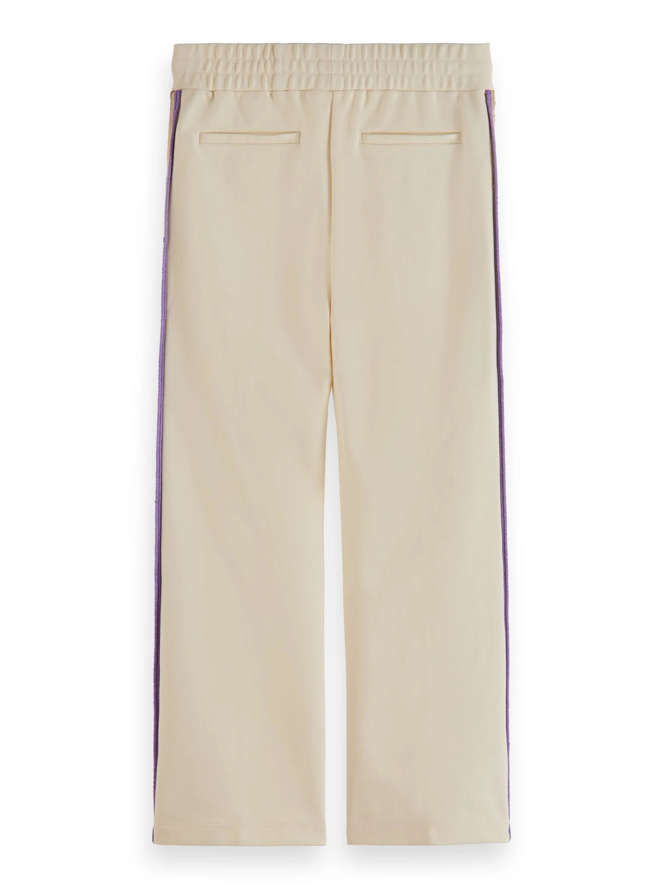 SCOTCH AND SODA FW23 Wide Leg Side Embroidered Sweatpants Trousers