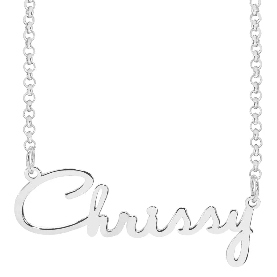 Script Name Necklace