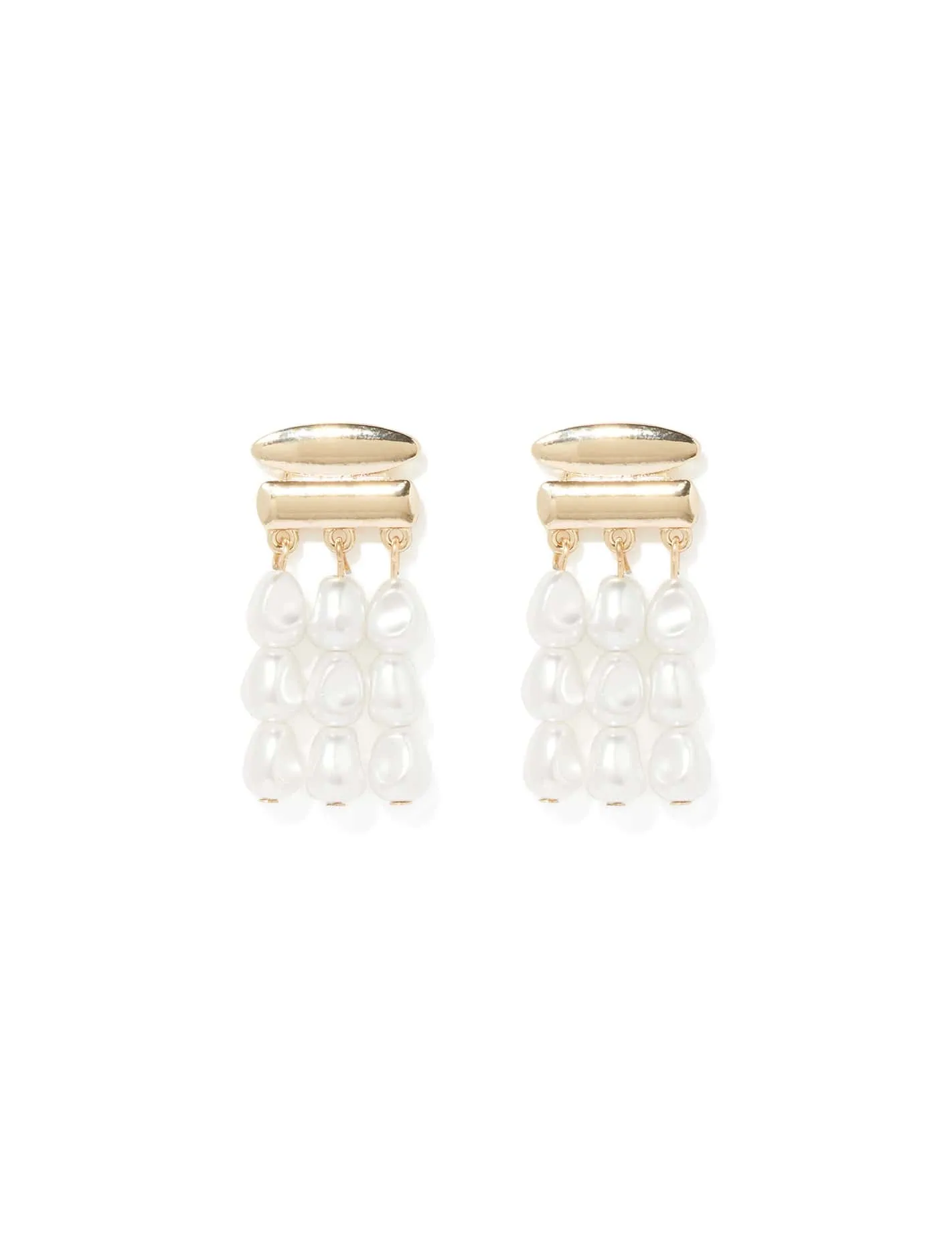 Signature Zamora Pearl Drop Statement Earrings