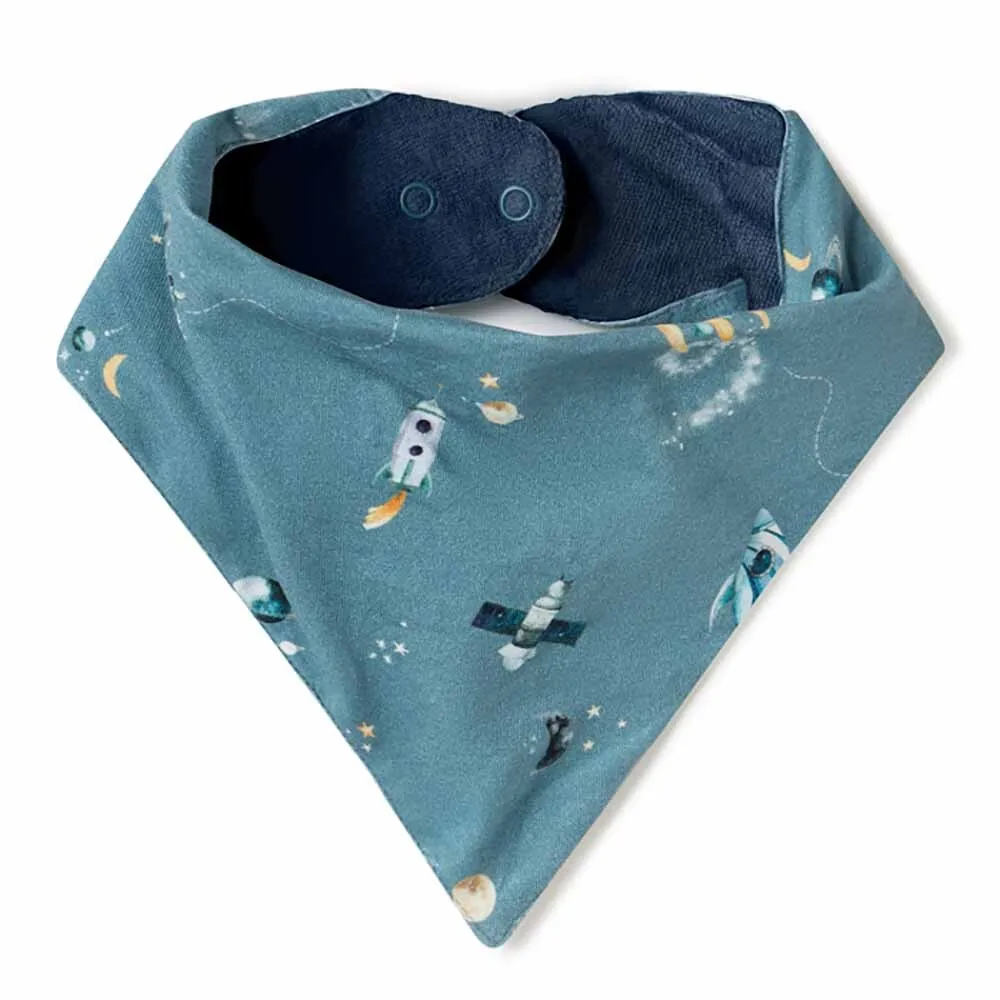 Snuggle Hunny Dribble Bib - Rocket