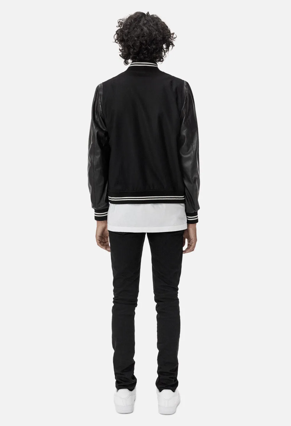 Stadium Jacket / Black x White