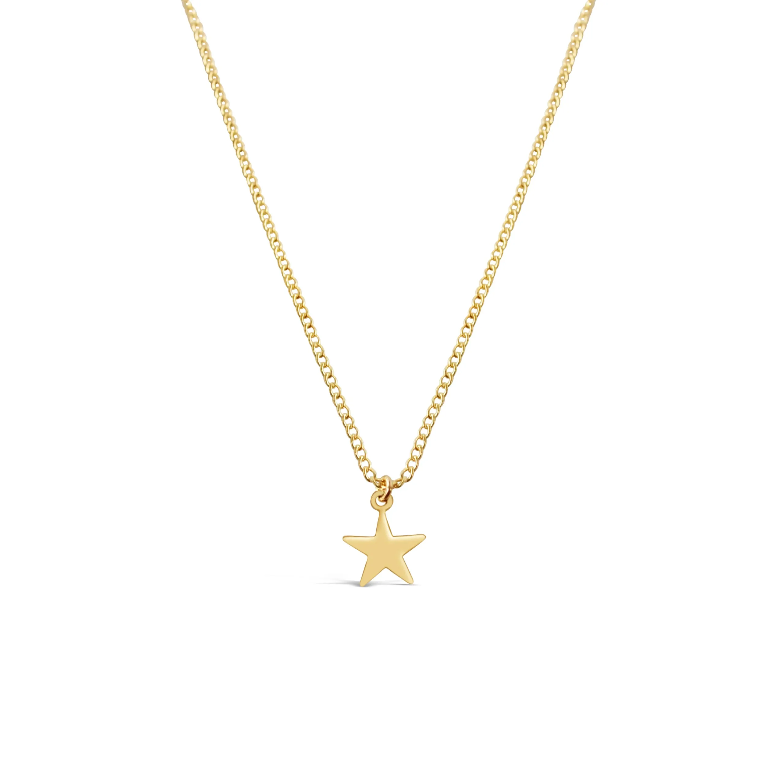 Star Necklace, Gold or Silver